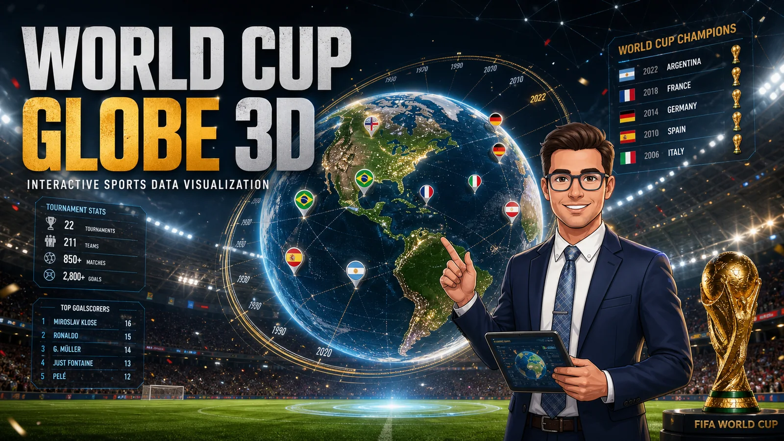 World Cup Globe 3D cover